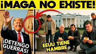 MAGA NO EXISTE! TRUMP EN EGIPTO Y ESTADOUNIDENSES SIN COMIDA.