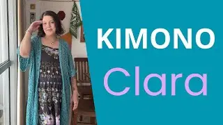 Kimono Clara- em crochê 