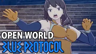 Blue Protocol Open World MMORPG Traversing Twin Striker Gameplay