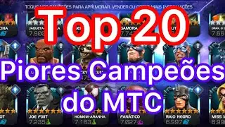 Top 20: Piores Campeões no MTC - Não invista neles