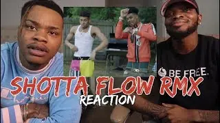NLE Choppa - Shotta Flow Remix ft. Blueface (Dir. by @_ColeBennett_) - REACTION