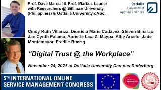 Digital Trust @ Workplace by Marcial, Launer & Researchers from Silliman University @ 5th Conference
