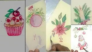 Watercolor Christmas Drawing Ideas | Easy & Creative Holiday Art