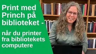 S&aring;dan printer du med princh p&aring; biblioteket fra bibliotekets computere - Borgerservice to go