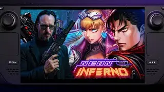 Le plus fou des Run & Gun 2D ! Je teste Neon Inferno sur Steam Deck ! Pur chef d'oeuvre Cyberpunk !