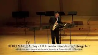 KEITO MARUBA plays XIII In medo misolidio by S Karg Elert