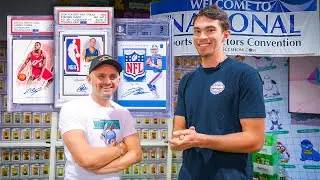 Selling Sports Cards at The National Card Show with Gary Vee!