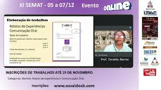 Orientação de trabalhos - Relatos e comunicação oral