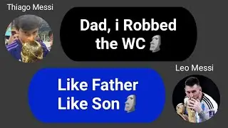 If Messi's Son Wins the FIFA World Cup