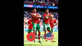 Morocco crushes USA 4-0 at Olympics 🇲🇦🔥🇺🇸