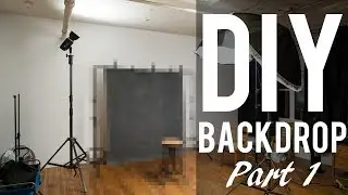 DIY Backdrop - My Experience Painting a 'Canvas' backdrop Part 1