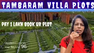 @100acre #CMDAVillaplots@Tambaram#Gst#Urbanriseopus96#gatedcommunityplotswithamenties