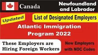 Canada List of Designated Employers of Newfoundland and Labrador | Atlantic Immigration Program 2022