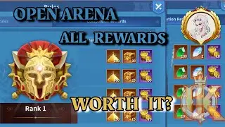 Infinity kingdom - Open Arena REWARDS overview