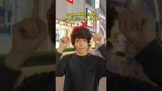 NUNCA fa&ccedil;a isso no Jap&atilde;o!! #shorts