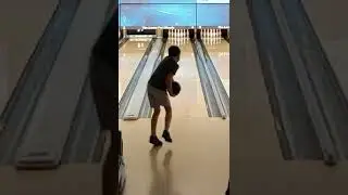 Purple Hammer hype!!#bowling #bowlingleague #strike #twohandedbowling