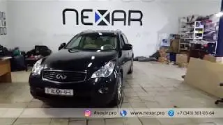 INFINITI QX60 2016: Скрытый видеорегистратор, сигнализация