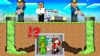 Джей-Джей и Майки сбегают из тюрьмы с ядовитым газом в Minecraft &mdash; Maizen