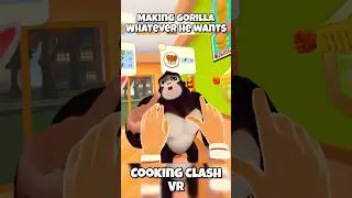 Готовлю для гориллы всё, что она захочет 🦍 #cookingclash