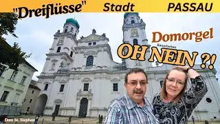 Der Dom in Passau , wo ist die Orgel ? Vanlife Deutschland , mit unserem P&ouml;ssl Kastenwagen unterwegs