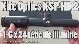 Kite Optics KSP HD 2, 1-6x24i - Lunette de tir