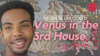 Venus in The 3rd House (Taurus/Libra in 3rd)of Birth Chart | Beautiful Speaking Voice! #astrology