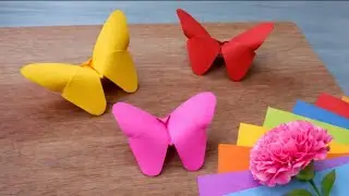 How to Make a Paper Butterfly | Easy Origami Tutorial