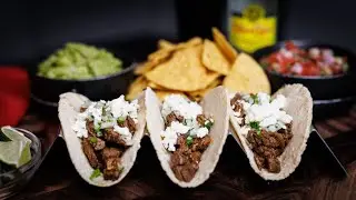 Simple Carne Asada Tacos 4K ~ Recipe in Description