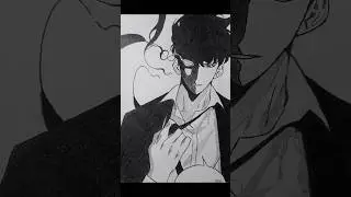Sung Jin-Woo Sketch ✏️ | Solo Leveling Pencil Drawing | Anime Art Shorts