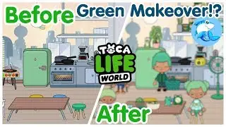 Toca Life World | Green Colour Makeover!? #4