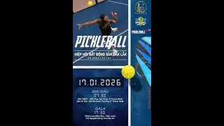 🔴[TRỰC TIẾP] GIẢI RA MẮT CLB PICKLEBALL HIỆP HỘI BẤT ĐỘNG SẢN ĐẮK LẮK
