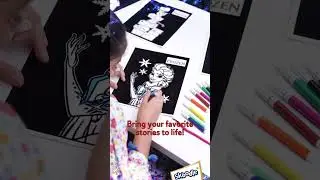 Frozen Story | Colour & Wipe art kit | Skoodle X Disney Princess | Games for kids