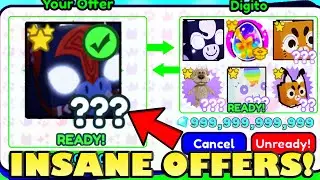 I traded my HUGE SLEIPNIR For The RAREST PETS in Pet Simulator X!