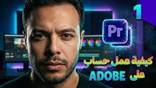 #1 | كورس أساسيات Adobe Premiere Pro 2026: إنشاء حساب Adobe خطوة بخطوة للمبتدئين