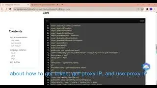 How to use #DoveProxy's #MobileProxy through #API mode