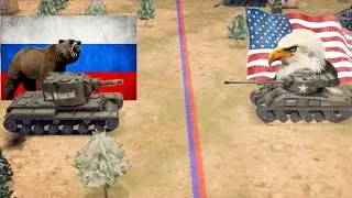 KV-2 VS All America | WW2 BATTLE FRONT SIMULATOR