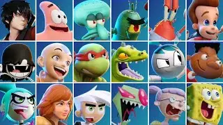 Nickelodeon All-Star Brawl 2 - All Characters (Zuko Update)