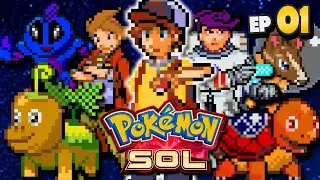 Pokemon Sol Part 1 WORLD ENDING EVENT! NEW STARTERS! FAKEMON! Fan Game Gameplay Walkthrough