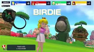 Mario Golf: Super Rush Peach Vs Daisy Vs Rosalina Vs Pauline At Shelltop Sanctuary