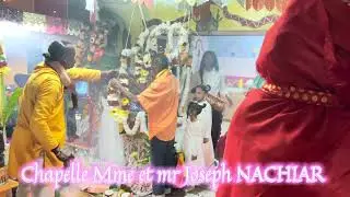 Mariage bondié chapelle Joseph NACHIAR marche sur le sur feu dimanche 21 juillet 2024