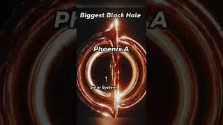 Biggest Black Hole Size Comparison 🌌 | This One Can Swallow Galaxies! 😱