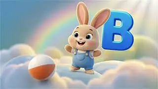Learn ABC’s – B is for Ball 🏀 | Letter B Song  | Words That Start With B | Baby Rabbit Nursery Rhyme