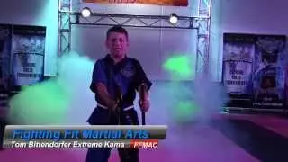Mr Tom Bittendorfer from FFMAC with his Extreme Kama Form