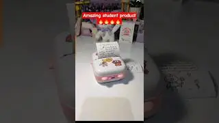 amazing student mini printer 🔥🔥🔥 #gadgets #review #youtubeshorts