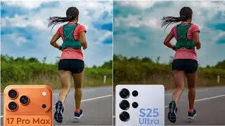 iPhone 17 Pro Max vs Samsung S25 Ultra Camera Stabilization Test