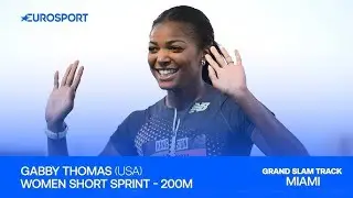Gabby Thomas wins 200m | Melissa Jefferson wins Slam Champion | Grand Slam Track | Miami 2025