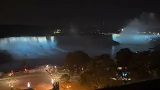 Niagara Falls view from Sheraton balcony room