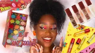 I HEART REVOLUTION X FRUITY PEBBLES COLLECTION REVIEW + TUTORIAL l NelleDoingThings!