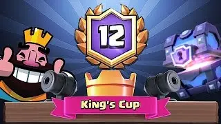 Clash royale - 12 win streak | Entering kings cup | ( My Best decks)