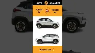 Tata Punch EV 😍 Vs Tata Nexon EV 🤩 | Amazing Comparison & Review 😱 | #shorts